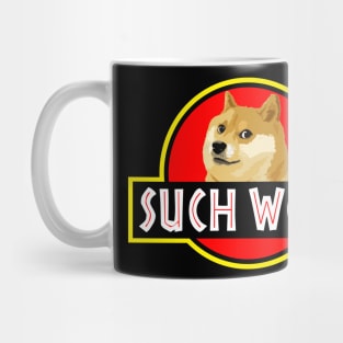 Jurassic DOGE Mug